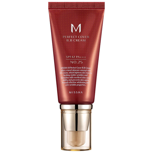 Missha M Perfect Cover BB Cream SPF42/PA+++ - No.25/ Warm Beige (50ml)