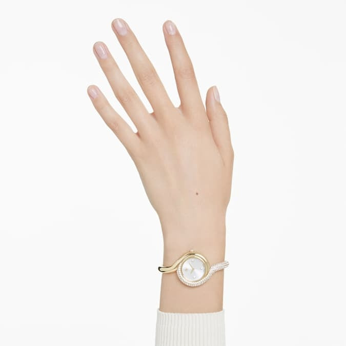 Swarovski Dextera Asymmetric Gold-Tone Watch