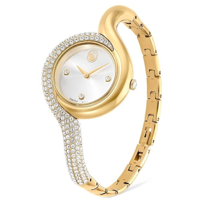 Swarovski Dextera Asymmetric Gold-Tone Watch