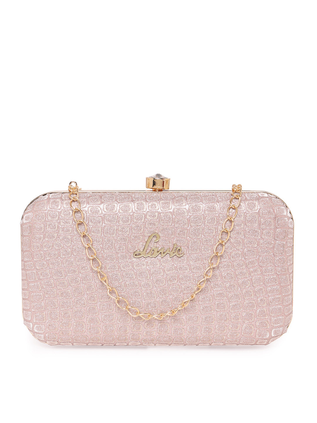 Women Tinsel Framed Clutch