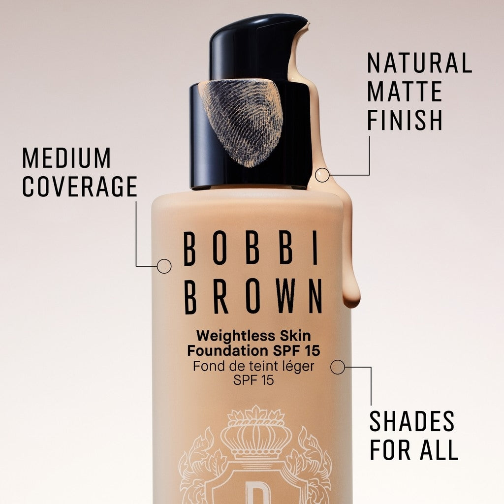 Bobbi Brown Weightless Skin Foundation with SPF 15 - 30ml, face makeup, premium foundation, luxury makeup products for actress, tv shows, fashion models, 
New Cream Lip Stain • 5ml,  Buy premium makeup products online in India at pure pearl beauty at 20-60% discount, SPF 15, Sand, Beige, 220 Natural Beige, Honey, Warm Beige, Ivory, 115 Ivory, Matte Finish, Waterproof, 24-hour wear, 