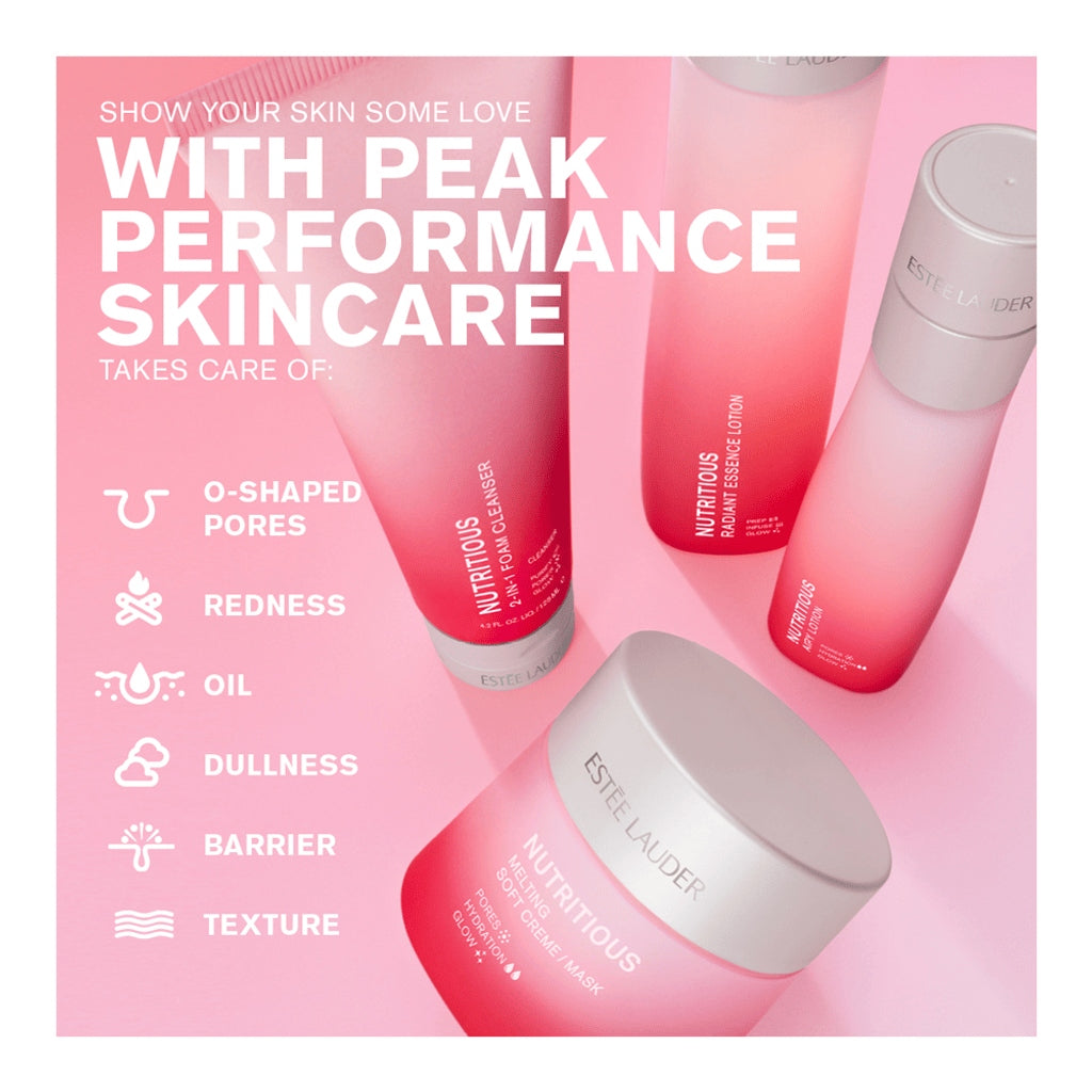 ESTEE LAUDER Nutritious 2-in-1 Foam Cleanser - 125ml,  Buy premium makeup & skincare products online in India at pure pearl beauty at 20-60% discount