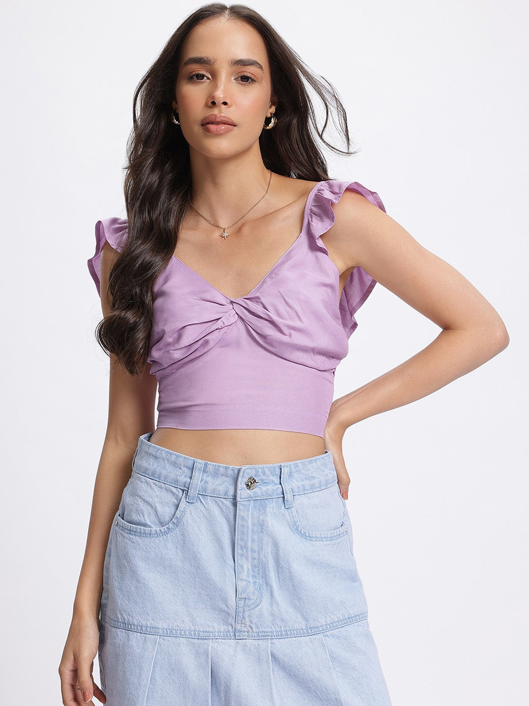 Womens Fashion, Western Wear, western Tops for women, Crop Top, Casual Tops, One Shoulder, Floral print, Pink Top, buy western wear, western tops for omen online in India at pure pearl beauty, western clothing online, plus size clothes for ladies, cute tops, casual
