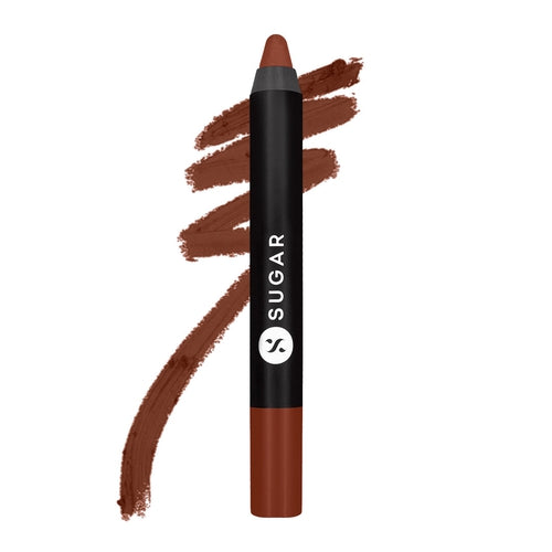 Sugar Matte As Hell Crayon Lipstick - 19 Emma Woodhouse (Earthy Brown)