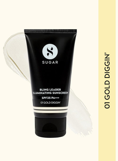 Sugar Bling Leader Illuminating Sunscreen SPF35 PA+++ - 01 Gold Diggin