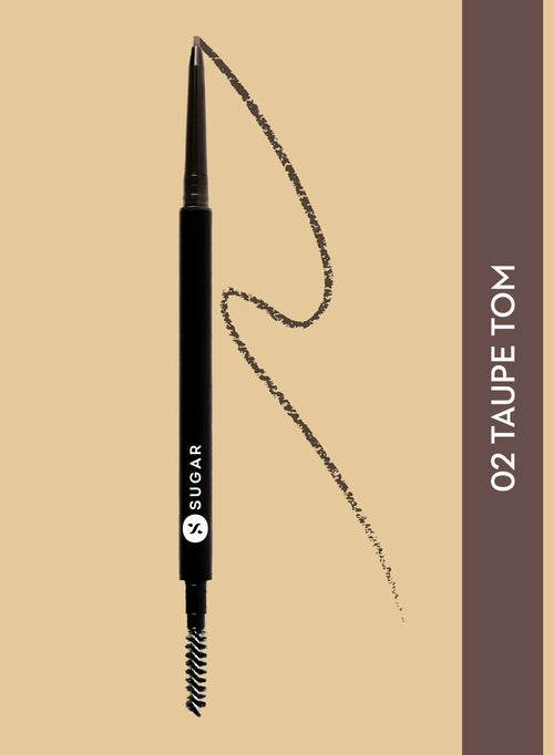 Sugar Arch Arrival Micro Brow Pencil - 02 Taupe Tom