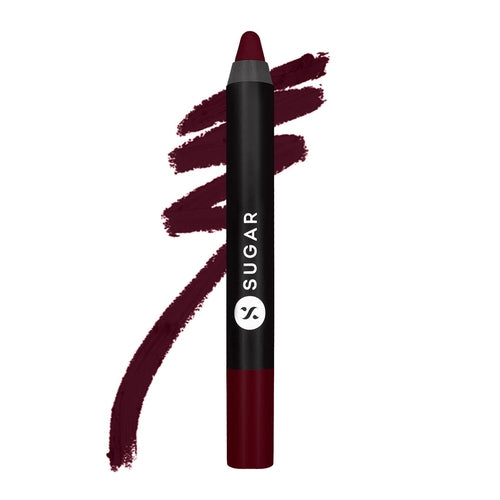 Sugar Matte As Hell Crayon Lipstick - 24 Rachel Berry (Deep Berry)