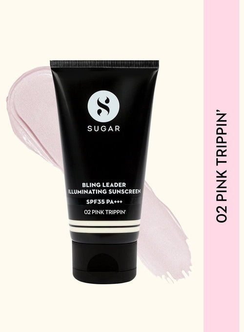 Sugar Bling Leader Illuminating Sunscreen SPF35 PA+++ - 02 Pink Trippin