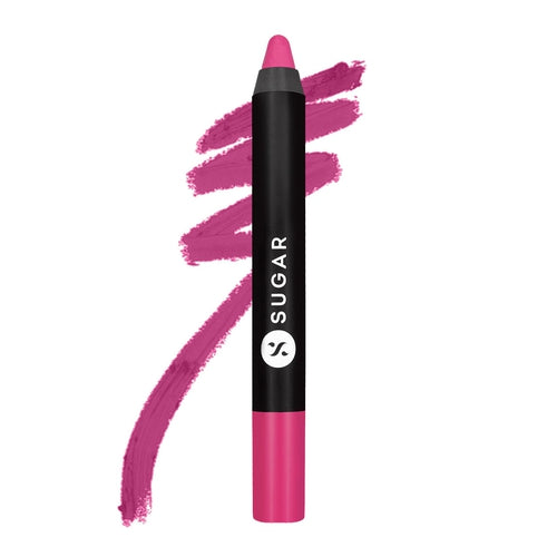 Sugar Matte As Hell Crayon Lipstick - 02 Mary Poppins (Fuchsia)