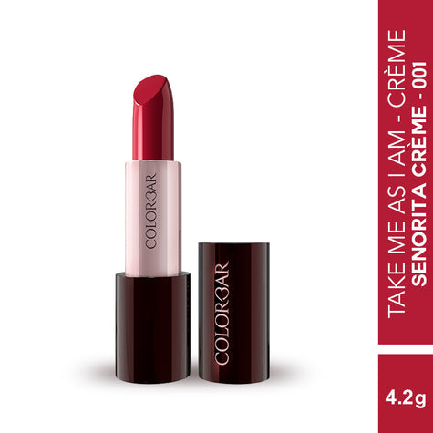 Colorbar Take Me As I Am Vegan Creme Lipstick Senorita Creme-001