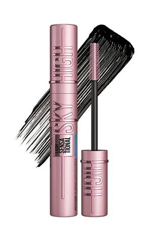 Maybelline New York Lash Sensational Sky High Lengthening and Volumizing Mascara, Very Black, For Full & Long Eyelashes, Ophthalmologist Tested, Waterproof & Smudge Proof| 6ml, Buy makeup products for men and women online in India at purepearlbeauty.com
