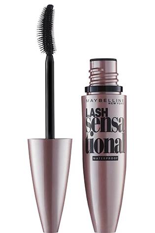 Maybelline New York Mascara, No-clumping, Fanning Brush, Waterproof, Lash Sensational, Black, 9ml, Buy eye makeup products for men and women online in India at purepearlbeauty.com