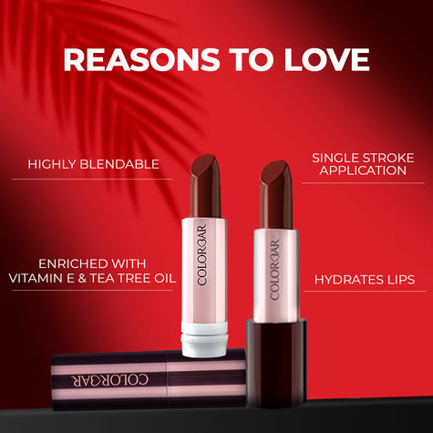 Colorbar Take Me As I Am Vegan Crème Lipstick Viva Magenta Crème-006, Liquid lipstick, red lipstick, matte color, red hot, glossy, lip care, lip balm, long lasting lipstick, smudgeproof, shine,Buy lipsticks online at purepearlbeauty.com
