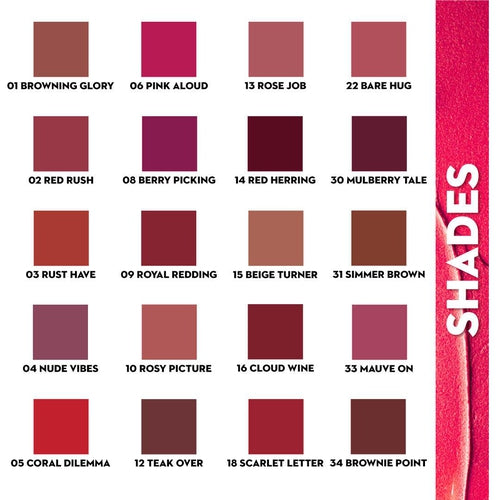 Sugar Nothing Else Matter Longwear Lipstick - 09 Royal Redding (Dark Red)