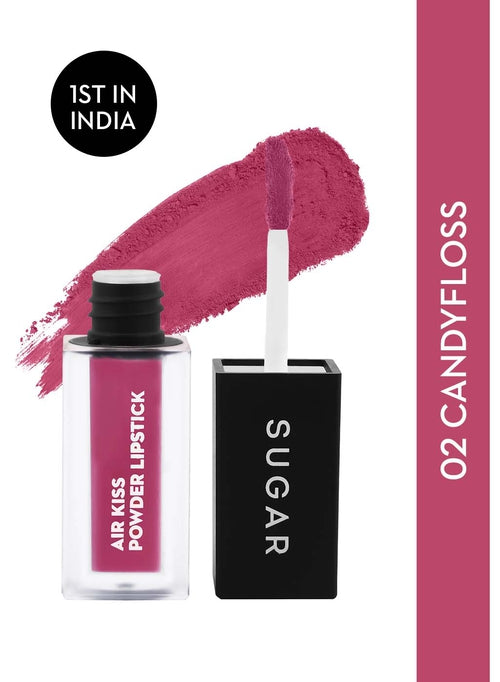 Sugar Air Kiss Powder Lipstick - Air Kiss Powder Lipstick - 02 Candyfloss