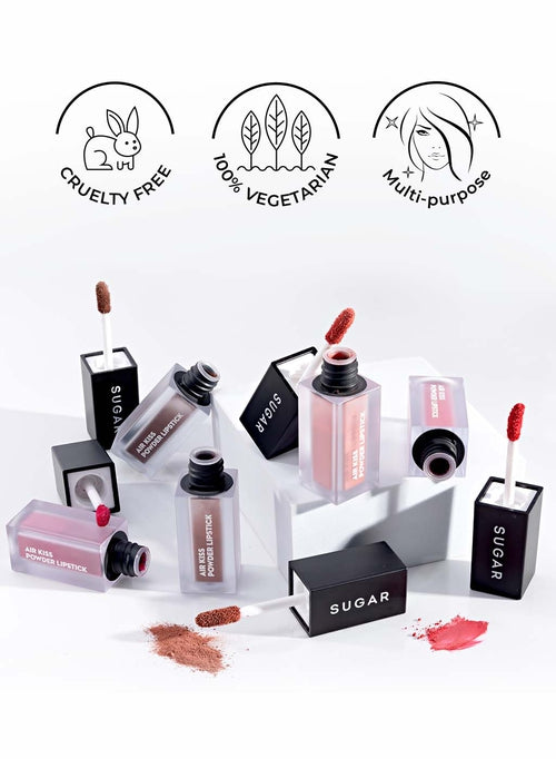 Sugar Air Kiss Powder Lipstick - Air Kiss Powder Lipstick- 05 Strawberry Macaron