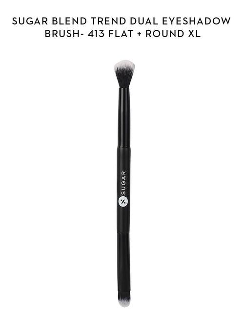 Sugar Blend Trend Dual Eyeshadow Brush - 413 Flat + Round Xl