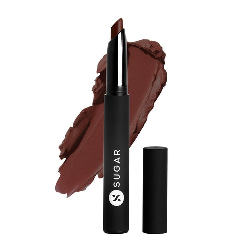 Sugar Matte Attack Transferproof Lipstick - 05 Tan Halen (Chocolate Brown)