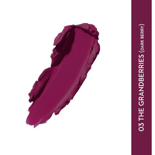 Sugar Matte Attack Transferproof Lipstick - 03 The Grandberries (Dark Berry)