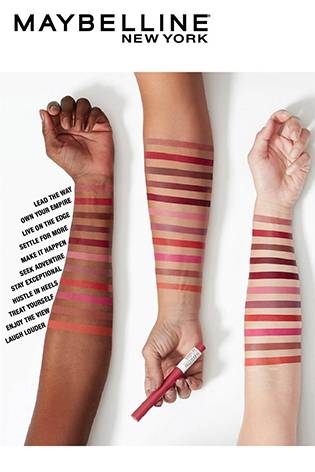 Maybelline New York Matte Ink Crayon Lipstick - 55 Make it Happen 1.2g