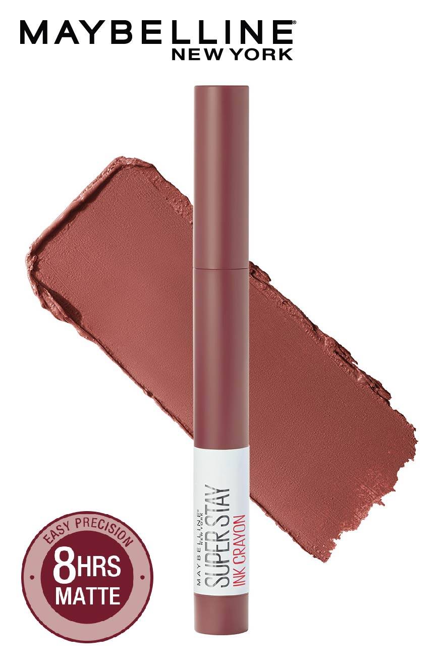 Maybelline New York Matte Ink Crayon Lipstick - 20 Enjoy the View, 1.2g