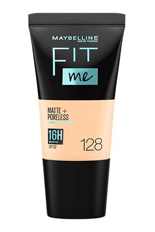 Maybelline New York Fit Me Matte & Poreless Liquid Foundation - 128 Warm Nude, 18 ml