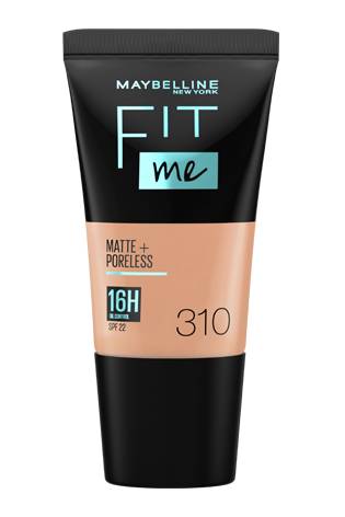 Maybelline New York Liquid Foundation, Matte + Poreless - 310 Sun Beige, 18ml