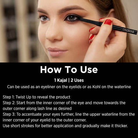 Colorbar Intensely Rich Kajal Dreamy Black