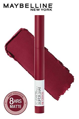 Maybelline New York Matte Ink Crayon Lipstick - 55 Make it Happen 1.2g