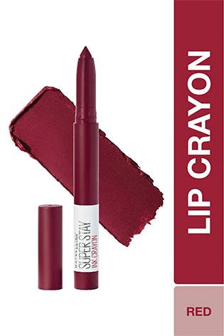 Maybelline New York Matte Ink Crayon Lipstick - 55 Make it Happen 1.2g