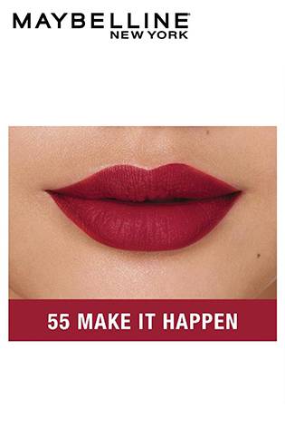 Maybelline New York Matte Ink Crayon Lipstick - 55 Make it Happen 1.2g