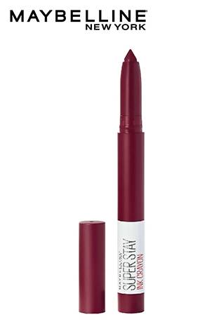 Maybelline New York Matte Ink Crayon Lipstick - 55 Make it Happen 1.2g