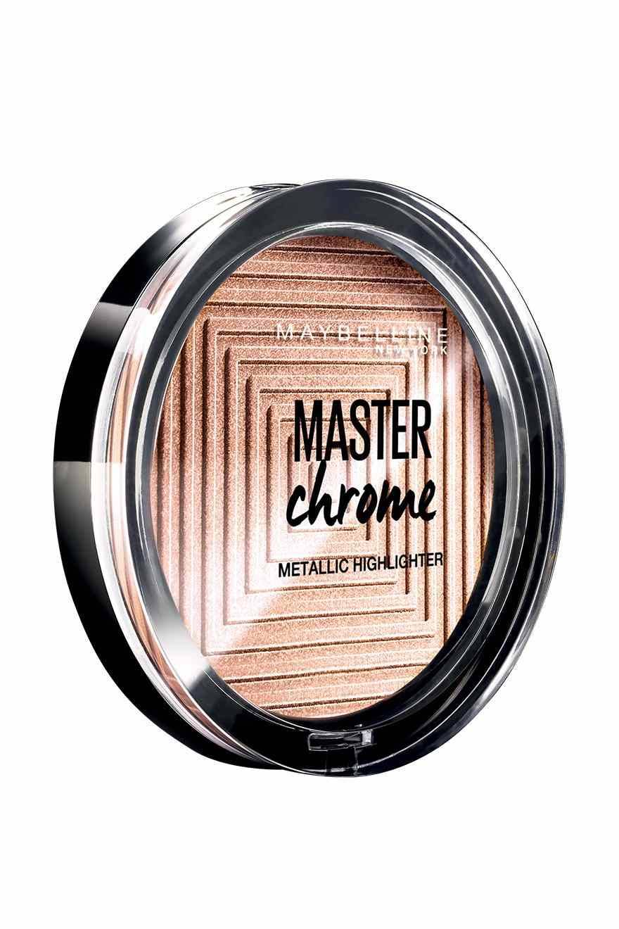 Maybelline Facestudio Master Chrome Metallic Highlighter Makeup-Molten Gold