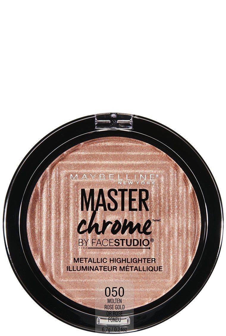 Maybelline Facestudio Master Chrome Metallic Highlighter Makeup-Molten Rose Gold