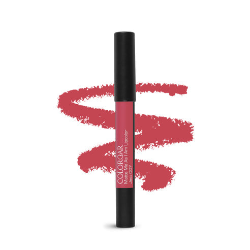 Colorbar Matte me as I am Lipcolor-Jest, Pink, 2 g | Moisturize and condition lips| Long Lasting | Waterproof and Smudge-proof, 
Liquid lipstick, red lipstick, matte color, red hot, glossy, lip care, lip balm, long lasting lipstick, smudgeproof, shine,Buy lipsticks online at purepearlbeauty.com

