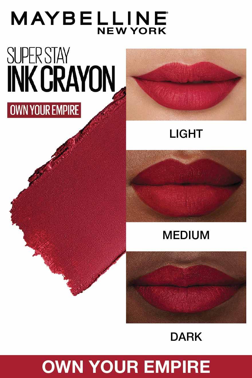 Maybelline Superstay Matte Ink Crayon Lipstick-Own Your Empire