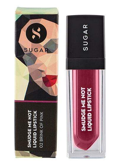 Sugar Smudge Me Not Liquid Lipstick - 02 Brink Of Pink (Plum Rose)