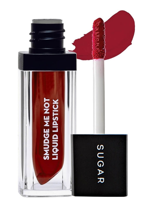 Sugar Smudge Me Not Liquid Lipstick - 10 Drop Dead Red (Red)