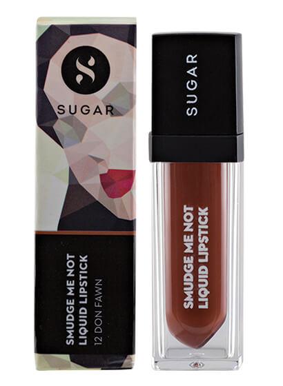 Sugar Smudge Me Not Liquid Lipstick - 12 Don Fawn (Yellow Brown)