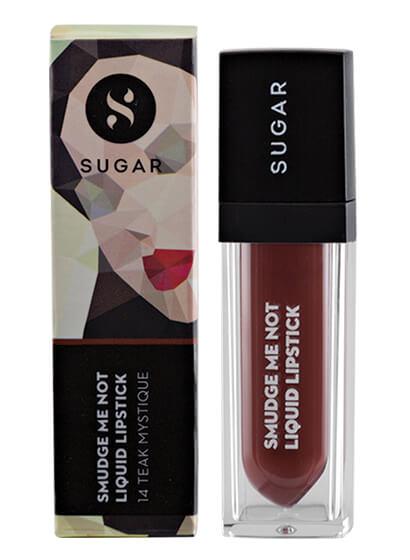 Sugar Smudge Me Not Liquid Lipstick - 14 Teak Mystique (Warm Brown)