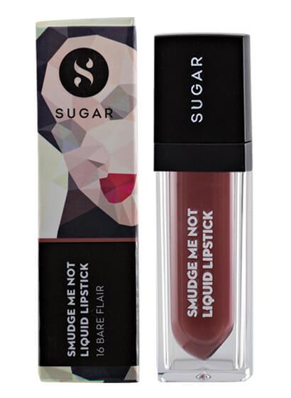 Sugar Smudge Me Not Liquid Lipstick - 16 Bare Flair (Rose Brown)