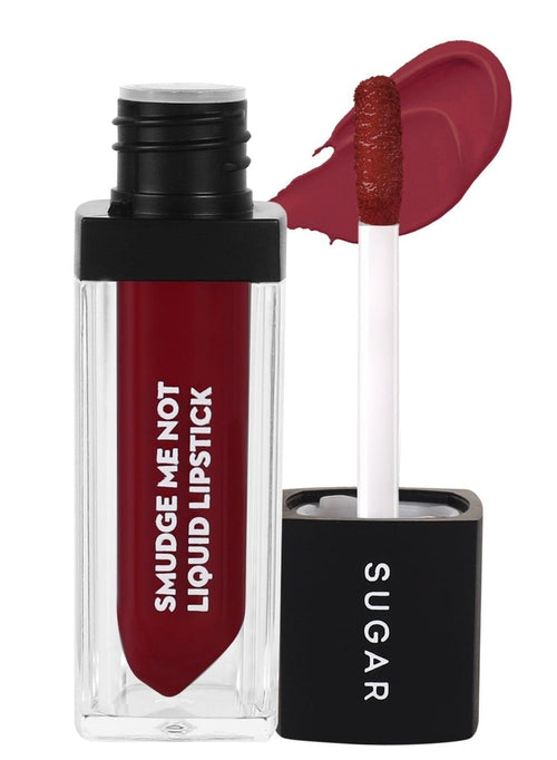 Sugar Smudge Me Not Liquid Lipstick - 51 Fine Wine (Burgundy Red)