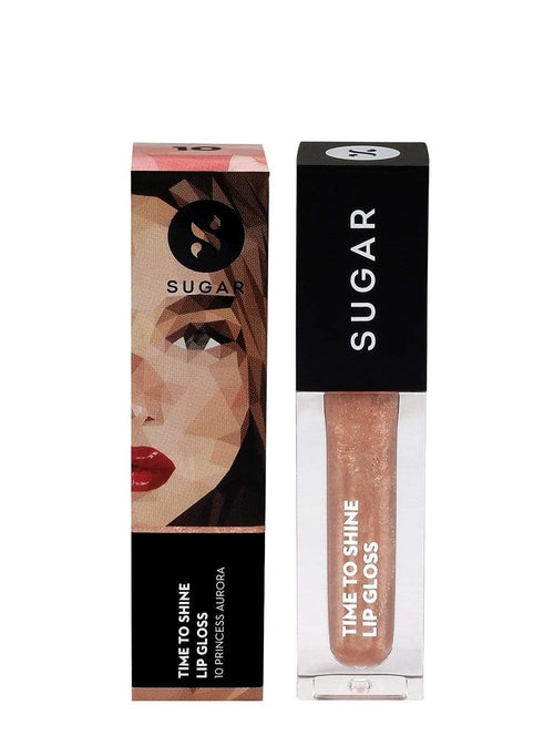 Sugar Time To Shine Lip Gloss - 10 Princess Aurora (Golden Beige With Shimmer)