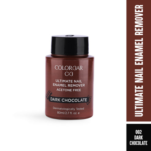 Colorbar Ultimate Nail Enamel Remover, Dark Chocolate, 80ml