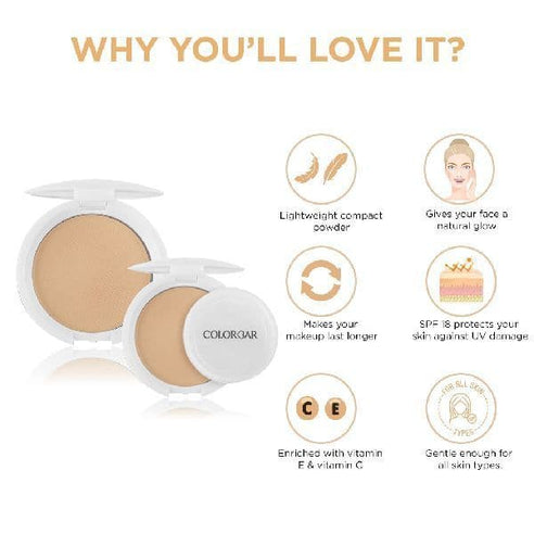 Colorbar Radiant White Uv Fairness Compact Powder Sandy Nude